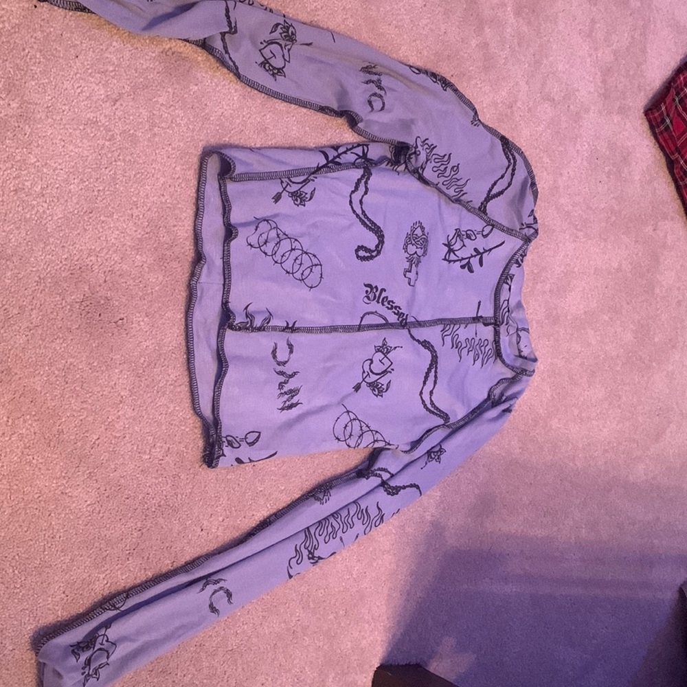 Edgy, soft, stretchy top